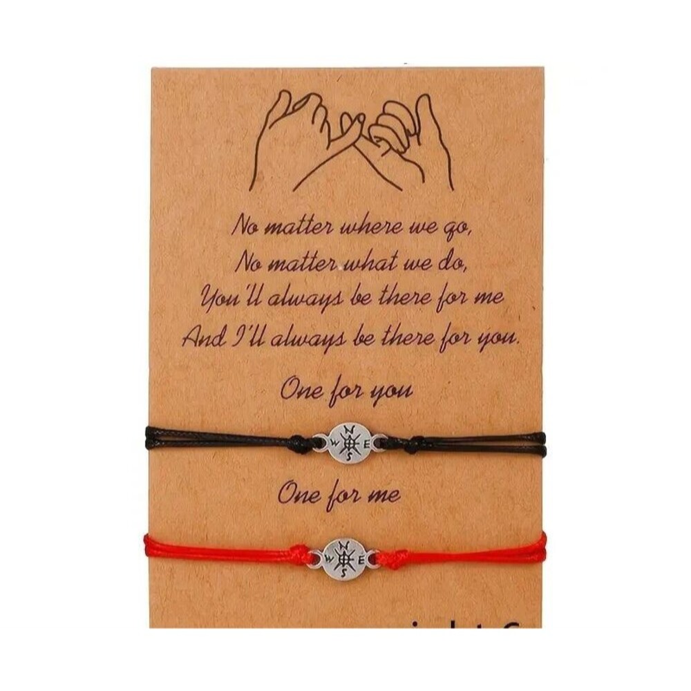 Compass  Matching Bracelet - Best Friends - Mother Daughter , Couples USA SHIP